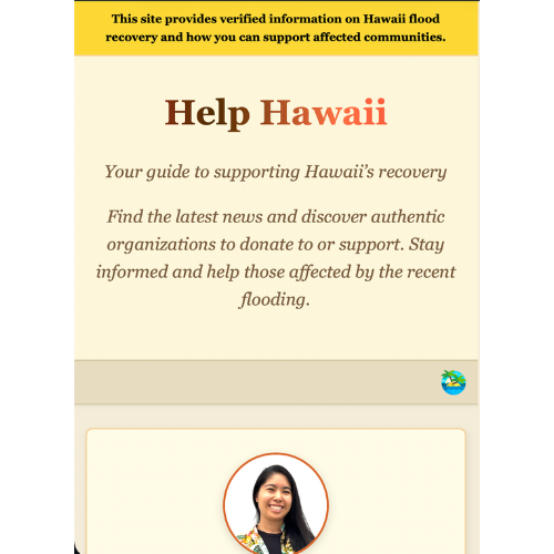 Help Hawaii.Support project screenshot